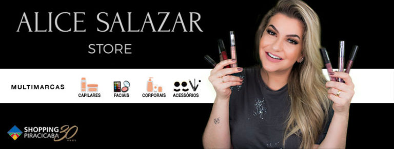 Alice Salazar Inaugura Loja De Maquiagem E Cosm Ticos No Shopping