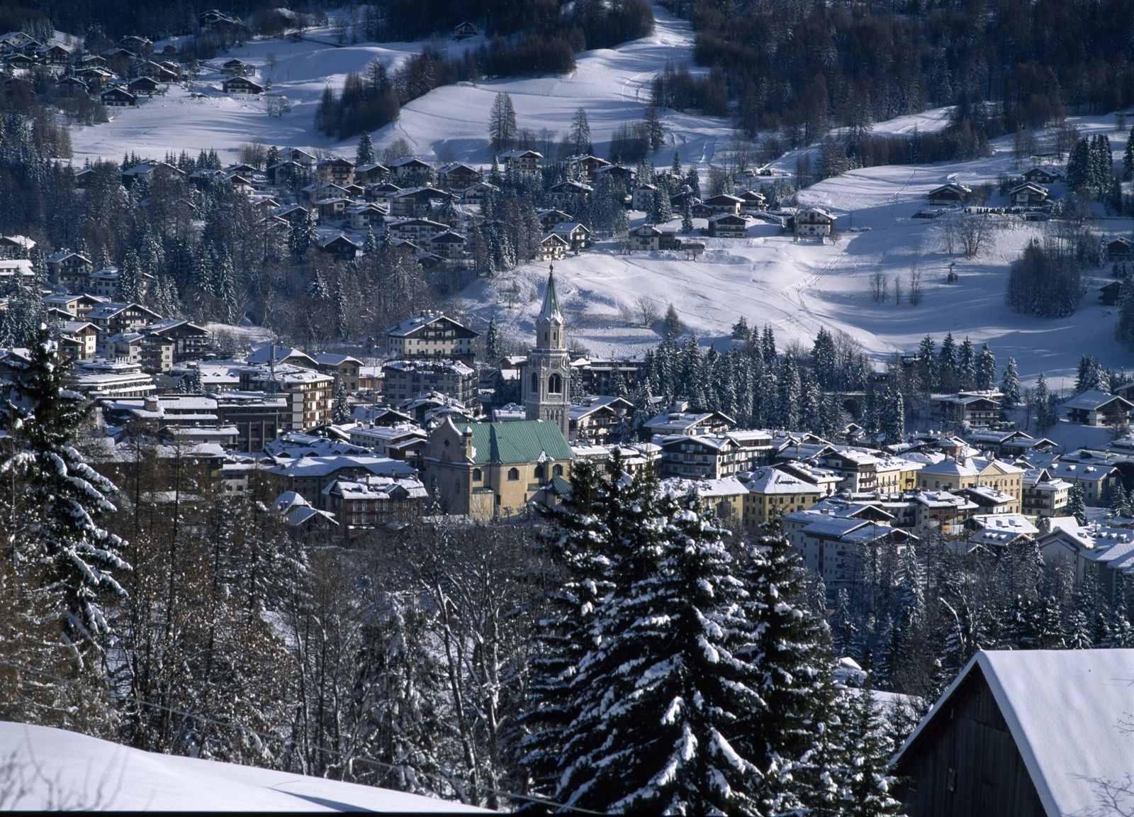 Cortina D’Ampezzo: sossego e agito na Itália  