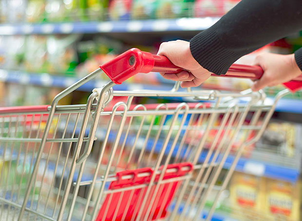 carrinho de supermercado compras