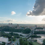 Trio Lindenberg vista da cidade