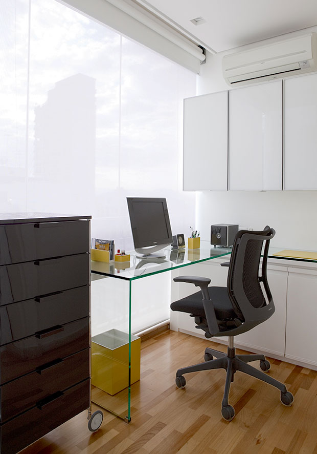 Projeto de Home Office do arquiteto Marcelo Rosset