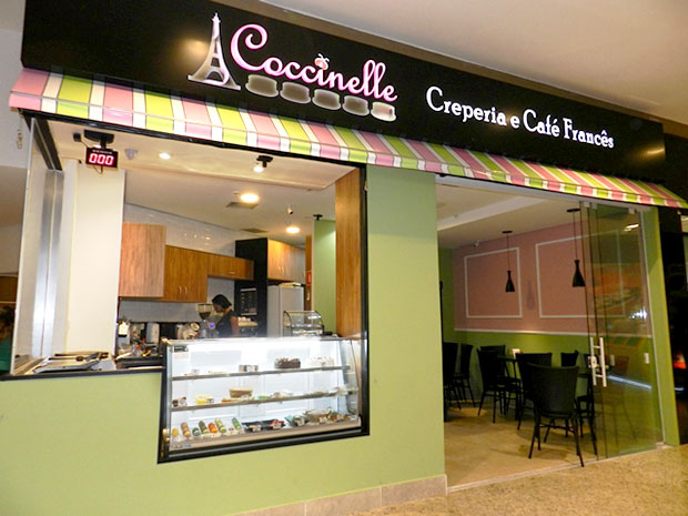 Coccinelle Creperia loja no Shopping Piracicaba