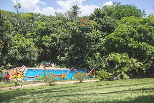 Hostel da Vila Ilhabela vista piscina