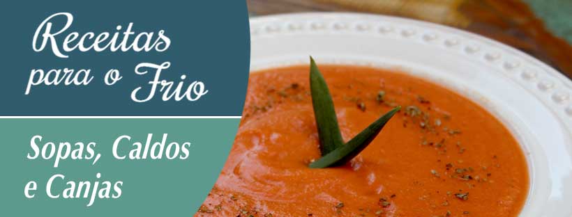 Sopa Creme de Tomate Receitas de Inverno Superbom