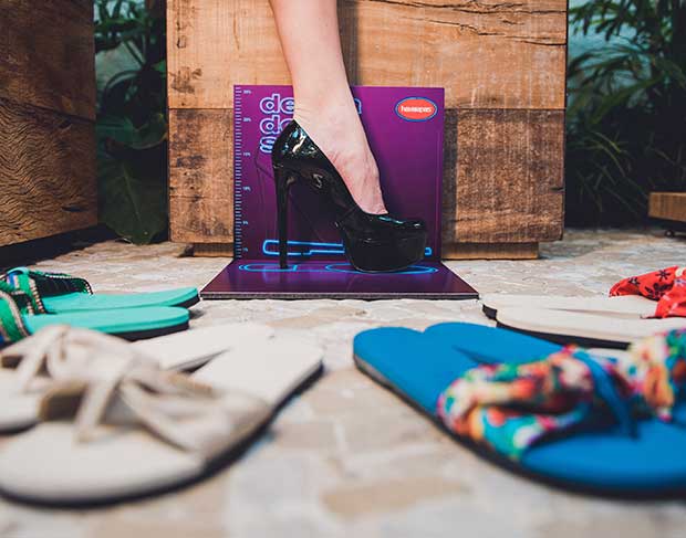 Rasteirinhas Havaianas - Lançamento Influenciadoras