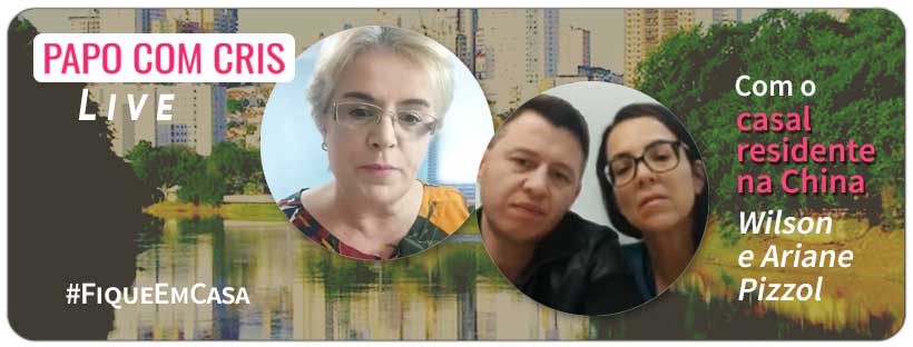 Live Instagram Casal Piracicabano Residente na China Wilson e Ariane Pizzol